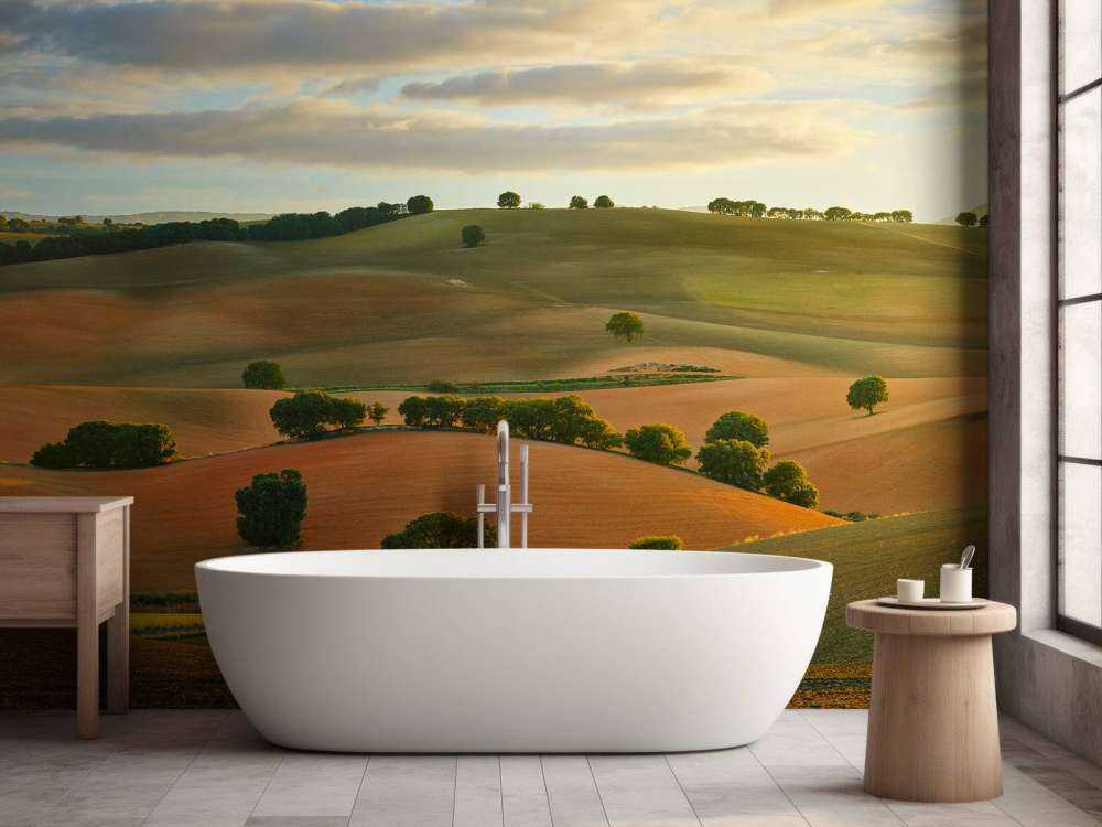 Landschaft mit Bergen