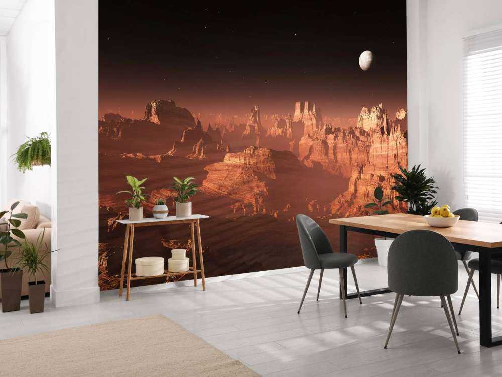 Sonnenuntergang auf dem Mars