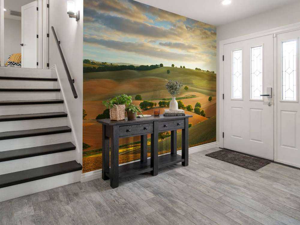 Landschaft mit Bergen