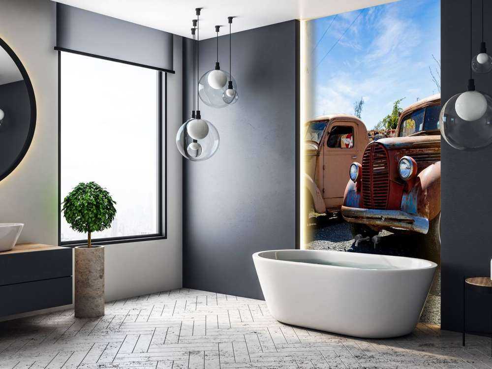 Verrostete alte Lastwagen