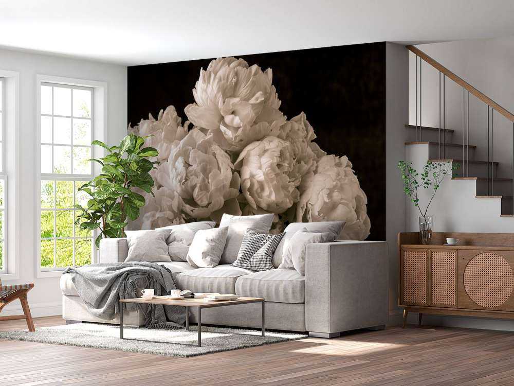 Strauß Pfingstrosen vintage