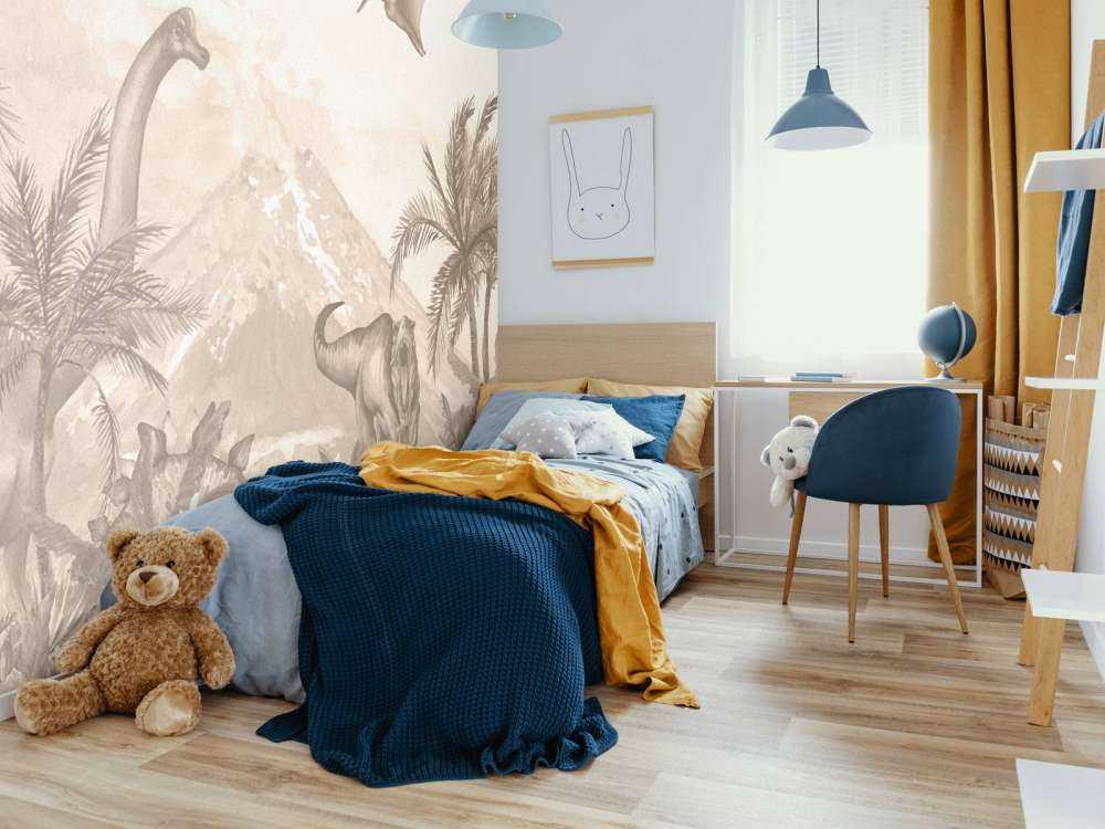 Verschiedene Dinosaurier in Taupe