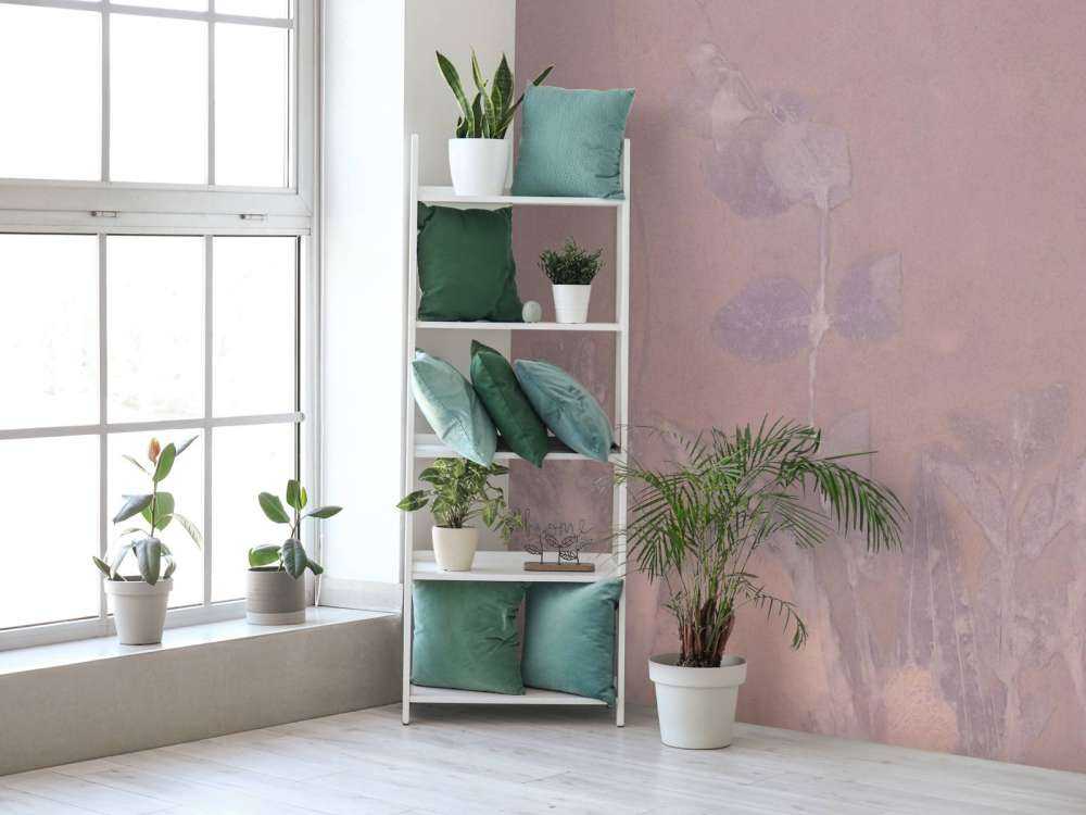 Wilde Geranie und Schneebeere - mauve