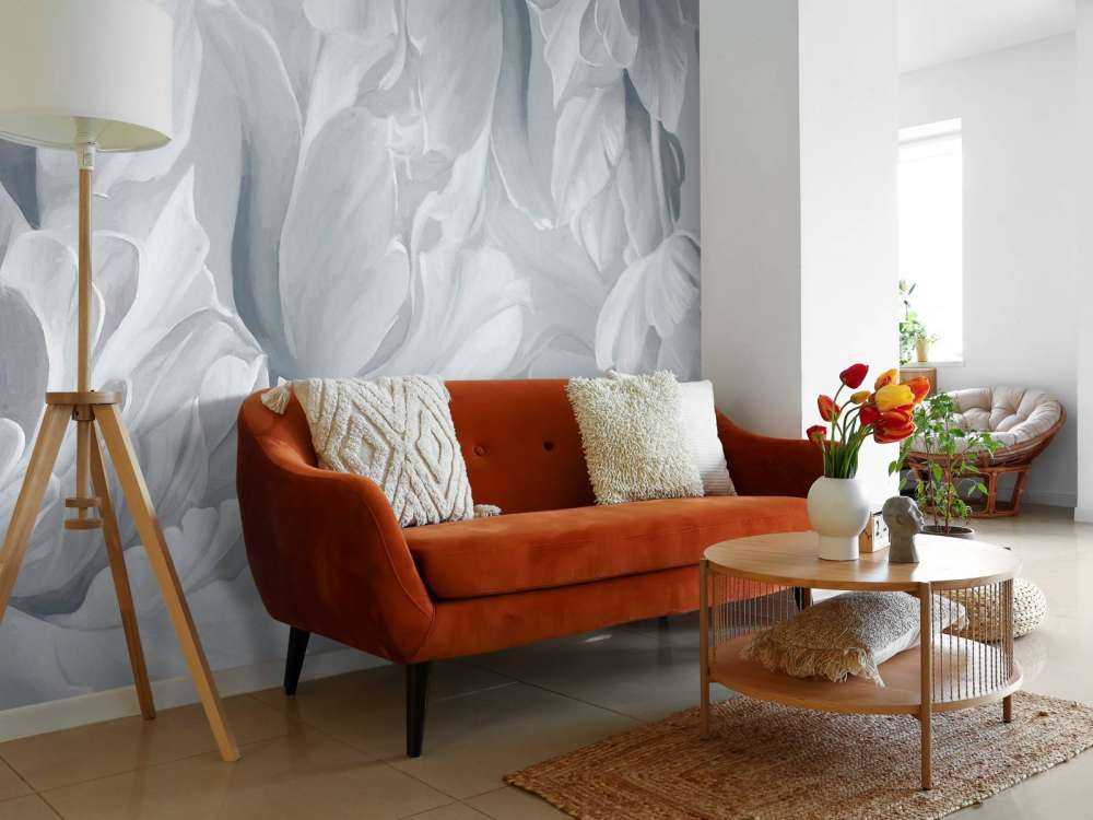 Große weiße Tulpen