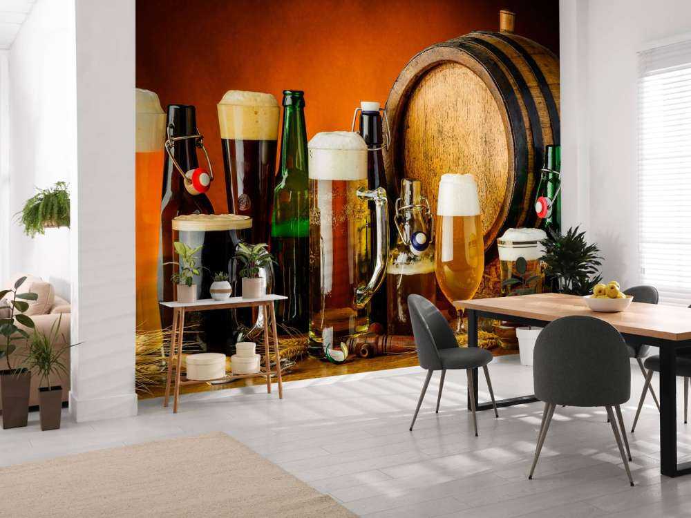 Bier auf Fototapete