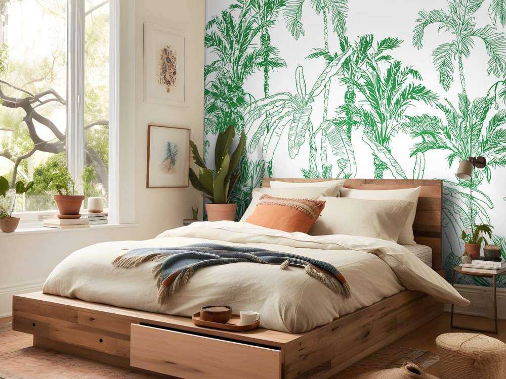 Grüner Dschungel Illustration