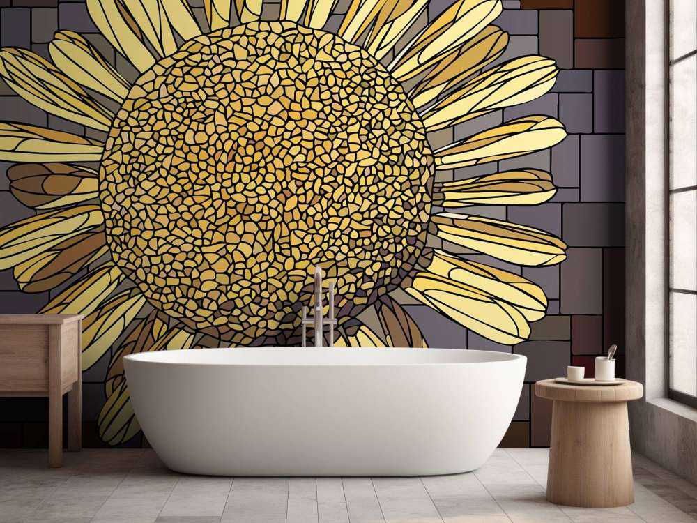 Gelbe Kamillenblüten