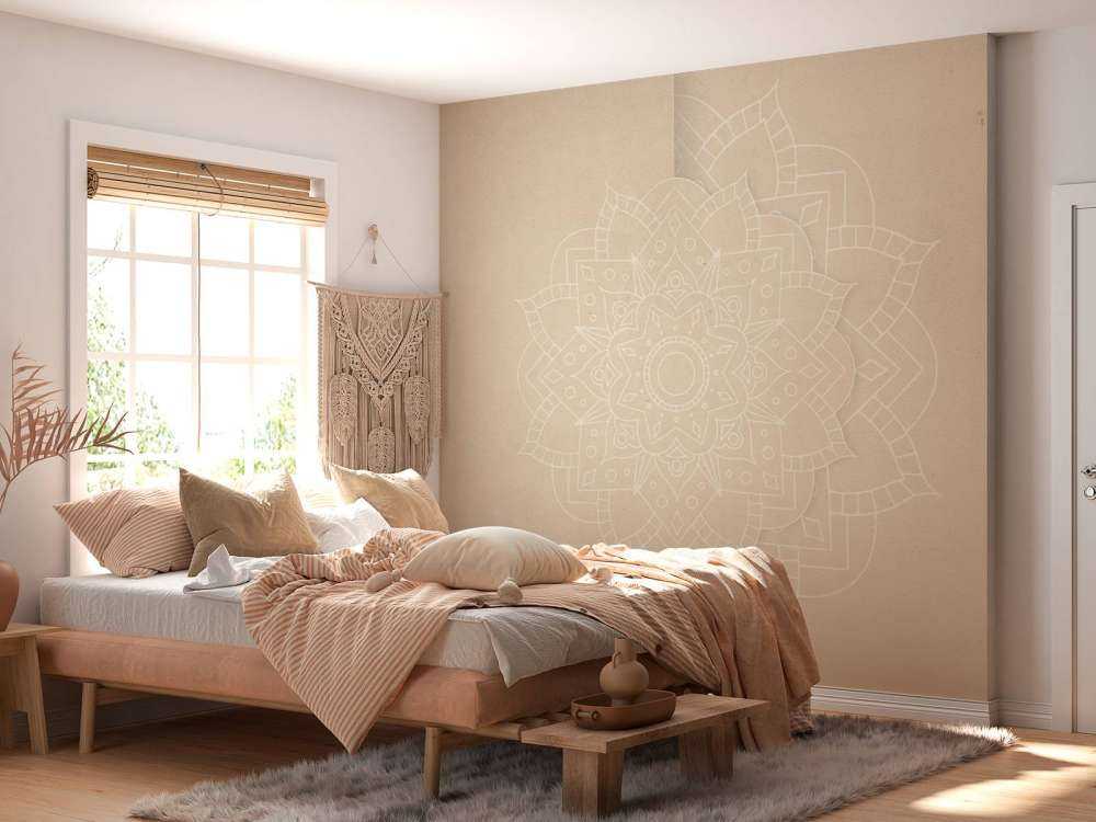 Beige Mandala Atmosphäre