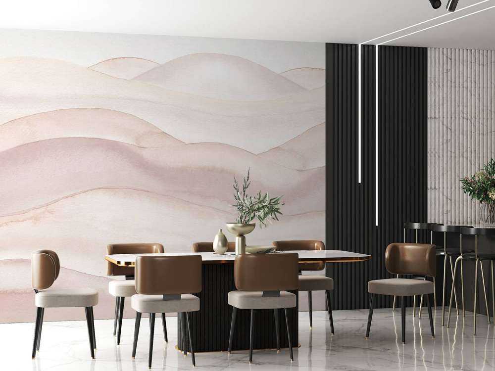 Abstrakter welliger Farbverlauf - nude