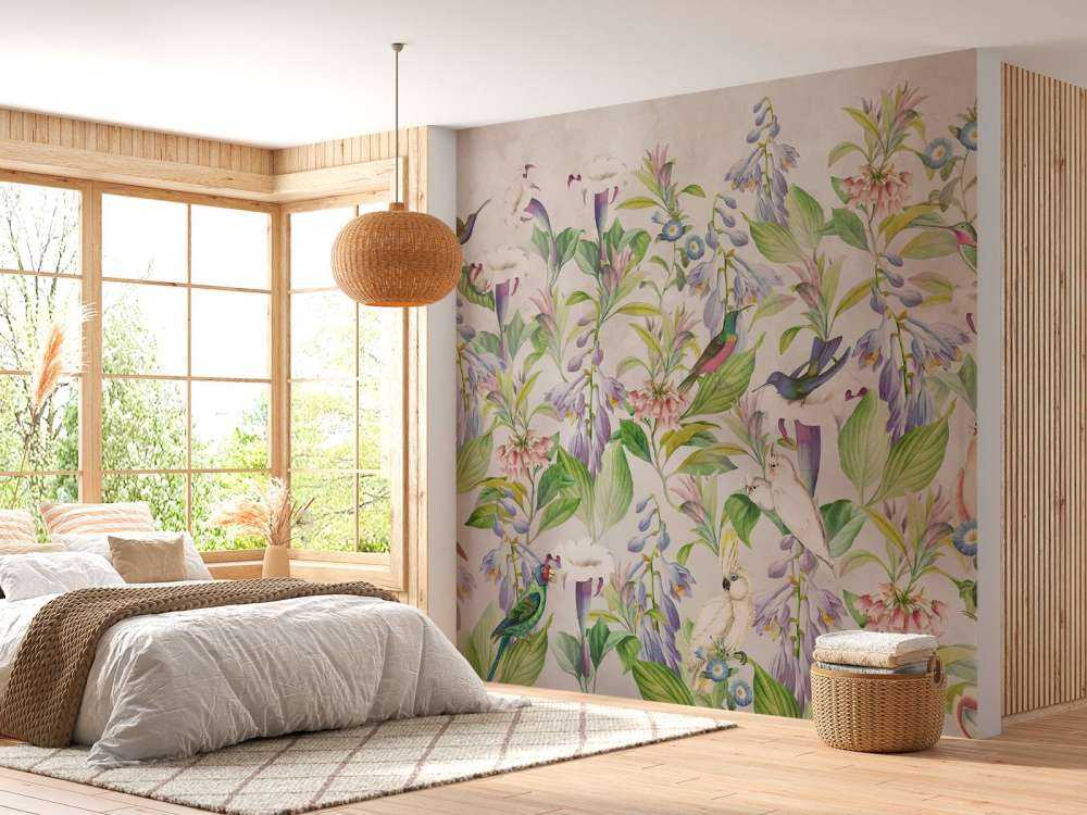 Ethereale Vogelgesänge Blüten - Pastellparadies