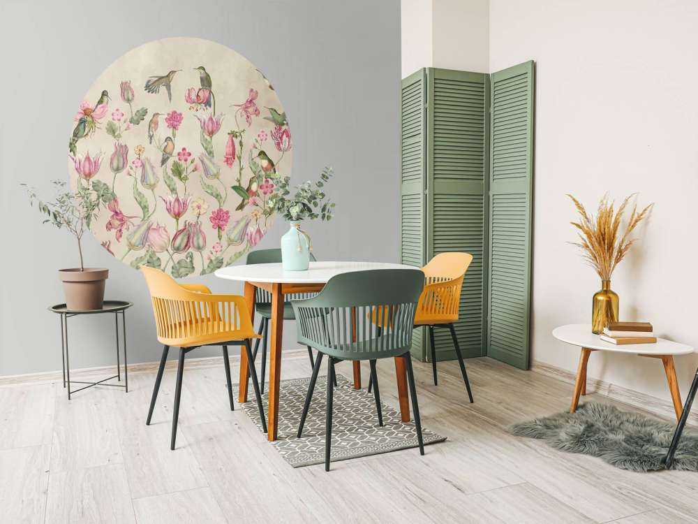Frühling Kolibri Symphonie - Blush Cream Eleganz