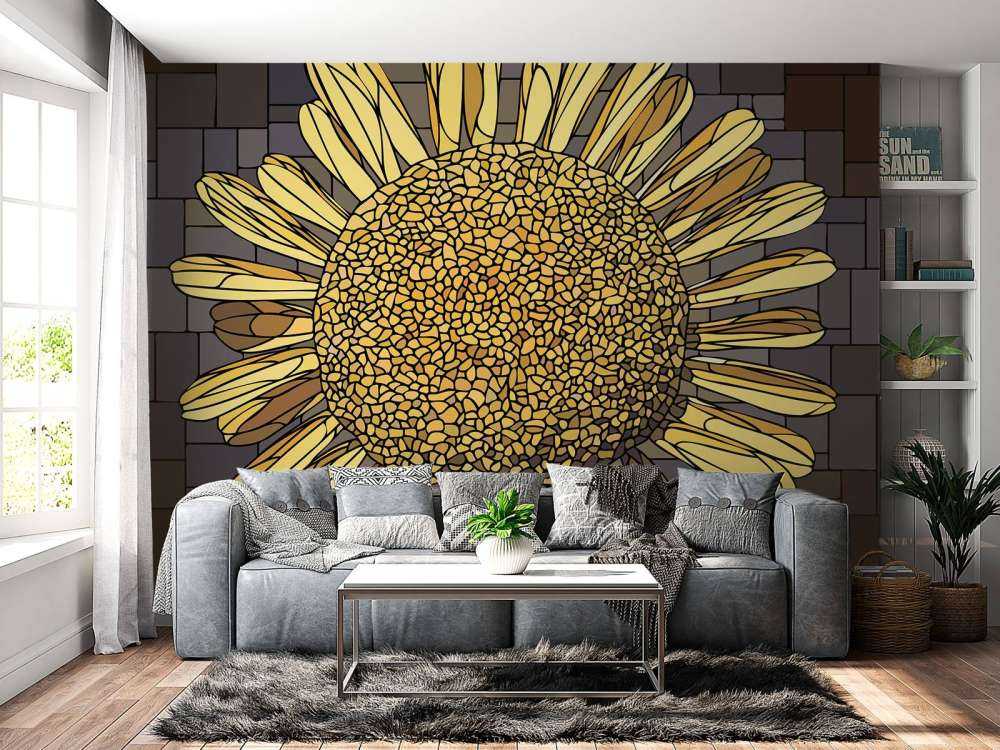 Gelbe Kamillenblüten