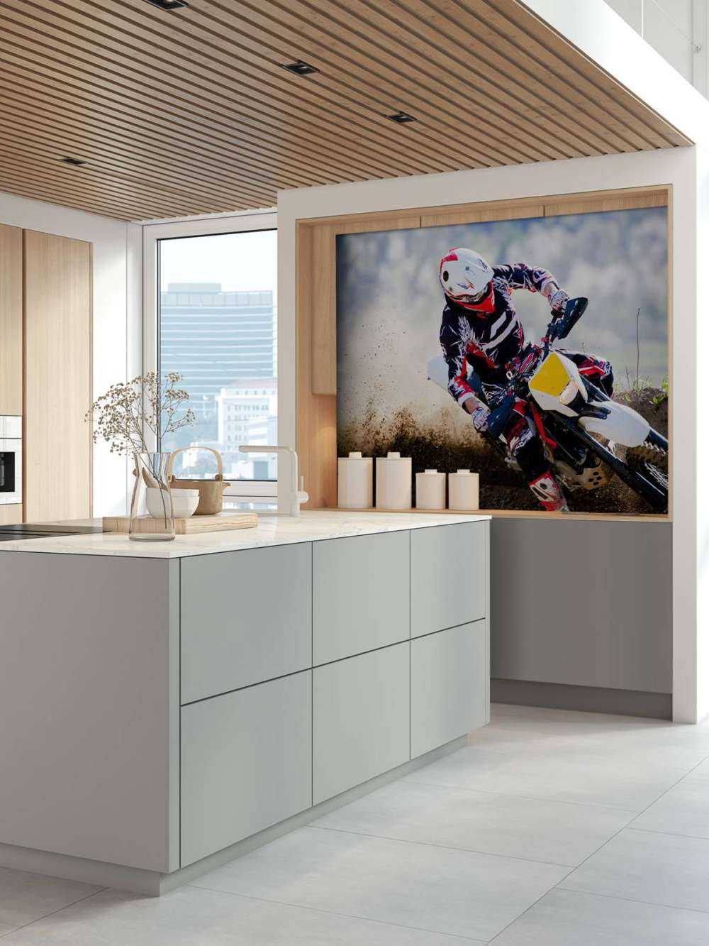 Crossrad in der Kurve