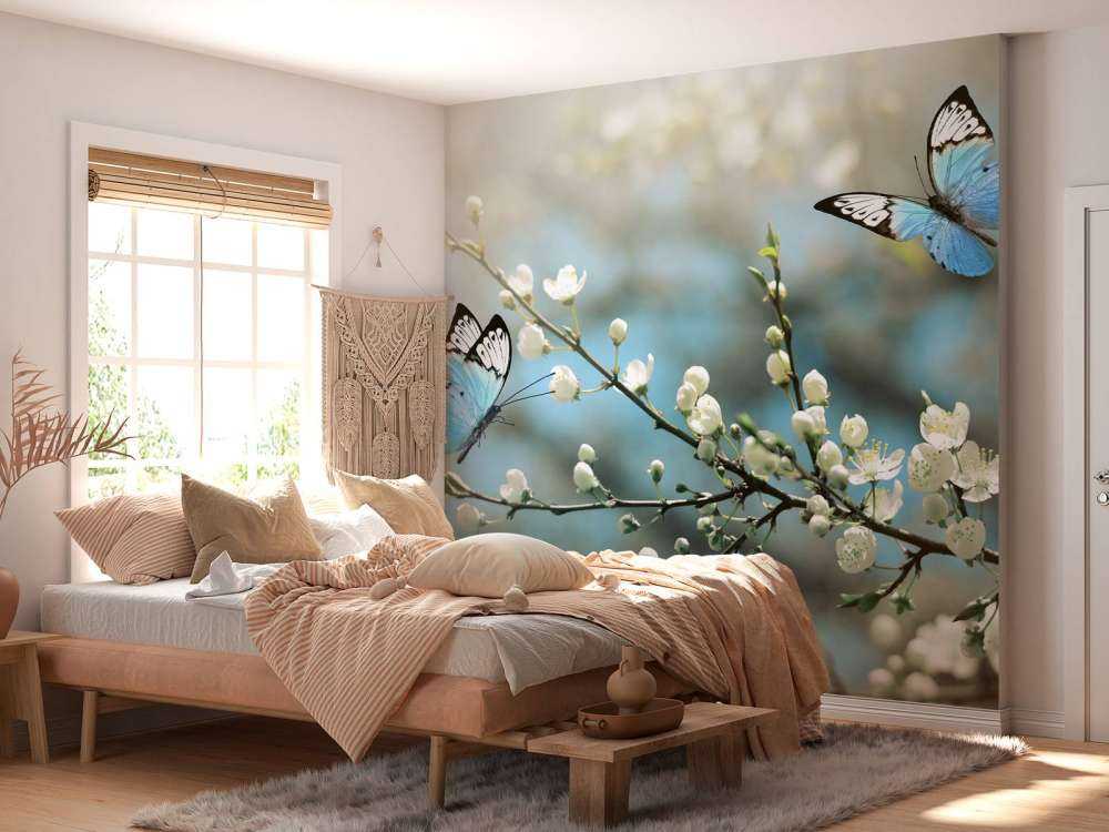 Blaue Schmetterlinge