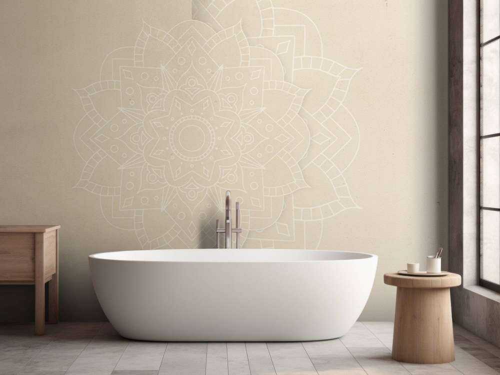 Beige Mandala Atmosphäre