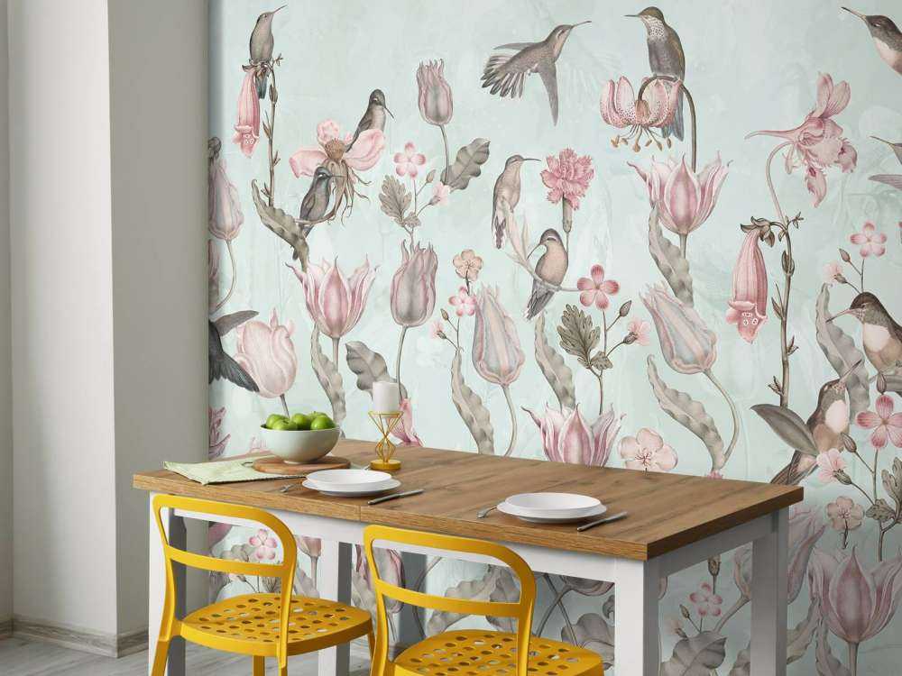 Frühling Kolibri Symphonie - Minz Wiese