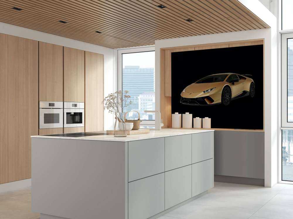 Lamborghini Huracán - Rechts vorne, schwarz
