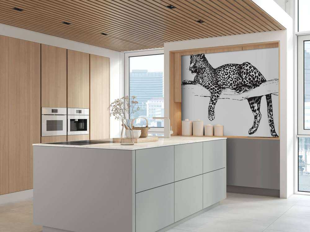 Gezeichneter Leopard