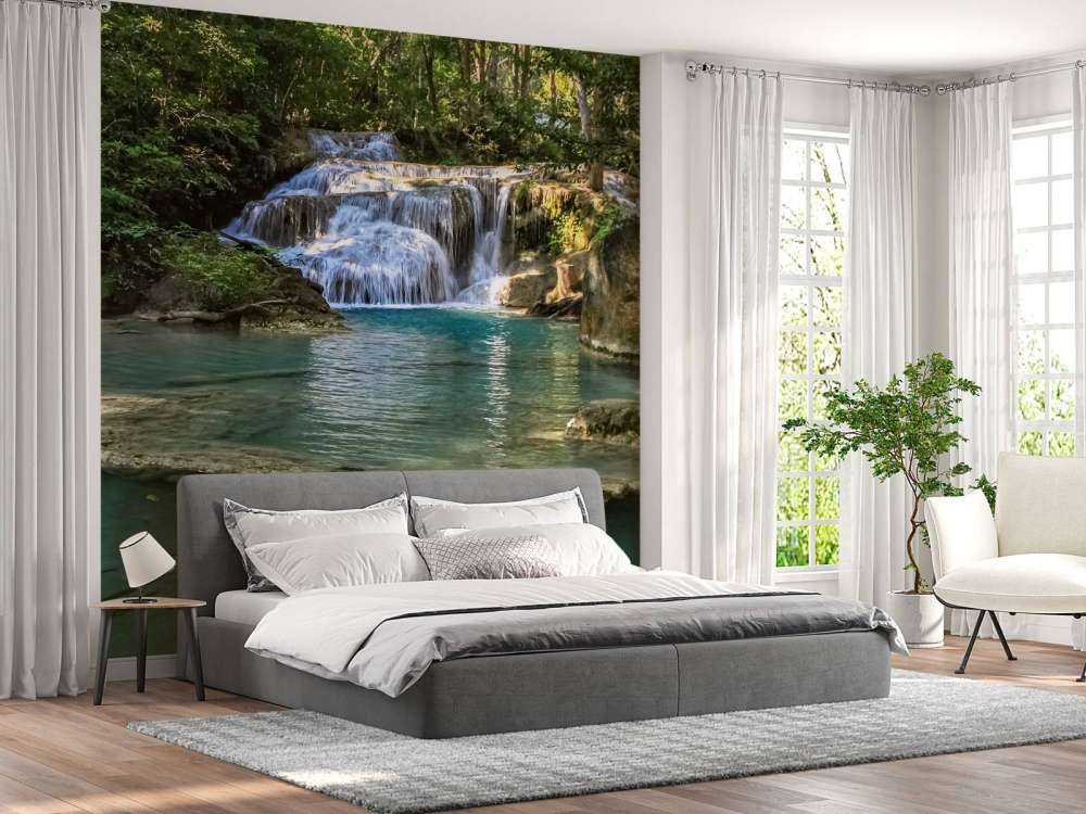 Angeln am Wasserfall