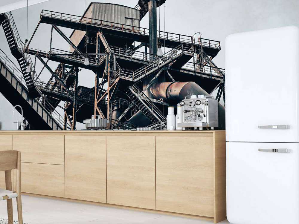 Verlassenes Stahlwerk