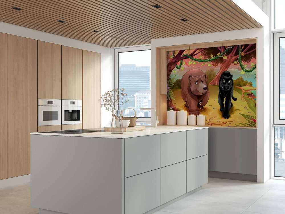 Freundliche Dschungeltiere