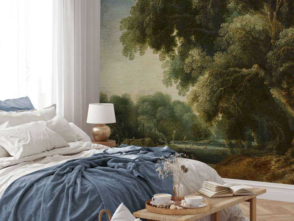 Vorstellbare Waldlandschaft