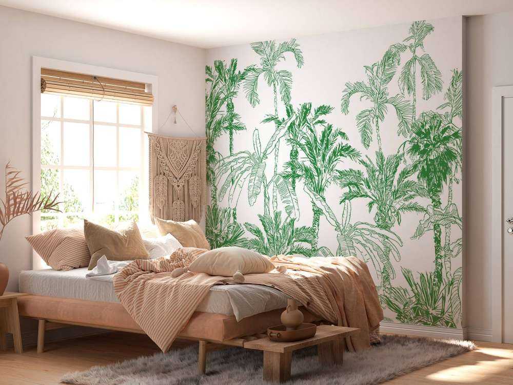 Grüner Dschungel Illustration