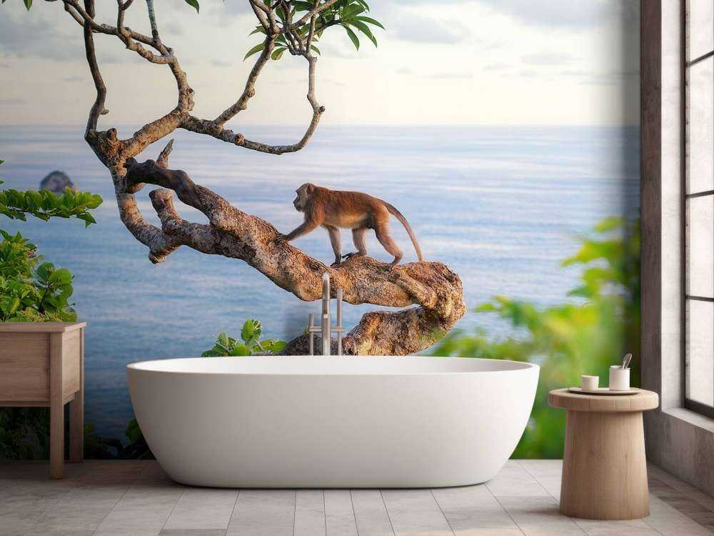 Affe auf einem Baum