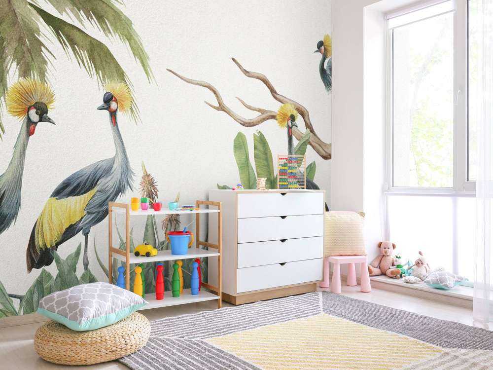 Dschungel mit Kränen