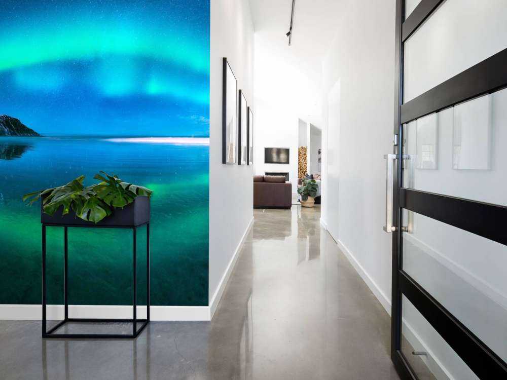 Reflektierte Nordlichter