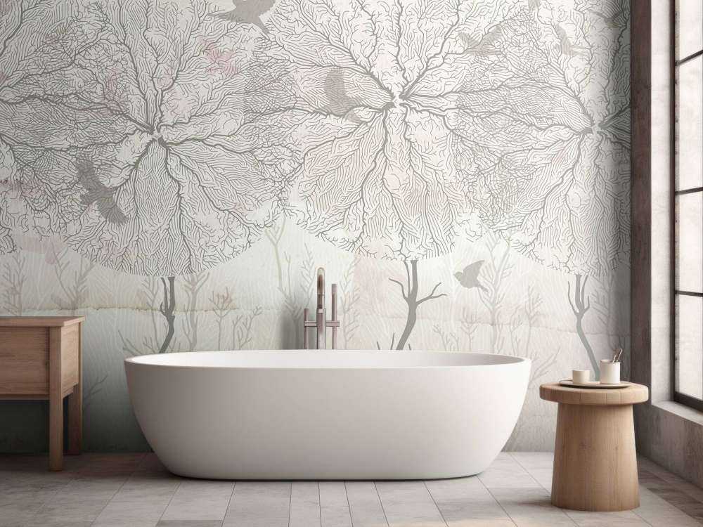 Graphic Trees - Sepia