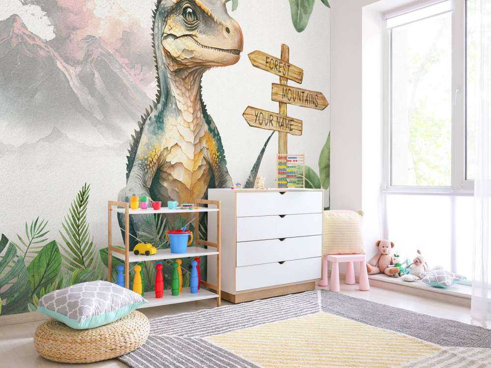 Baby-Velociraptor im Dschungel