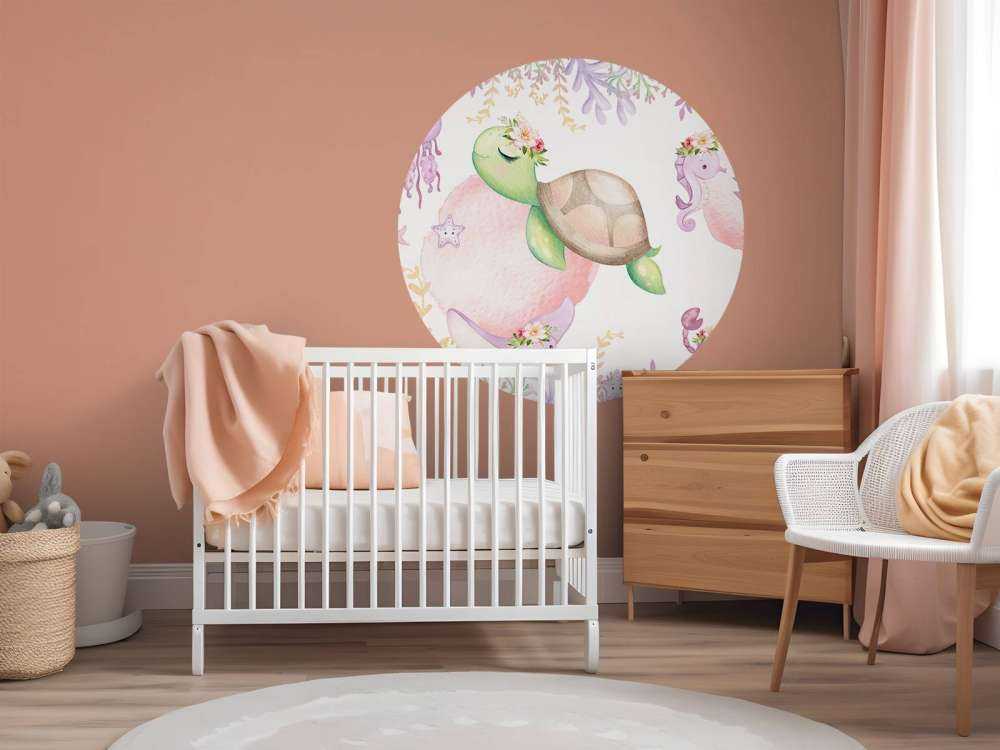 Rosa Meer-Babyzimmer