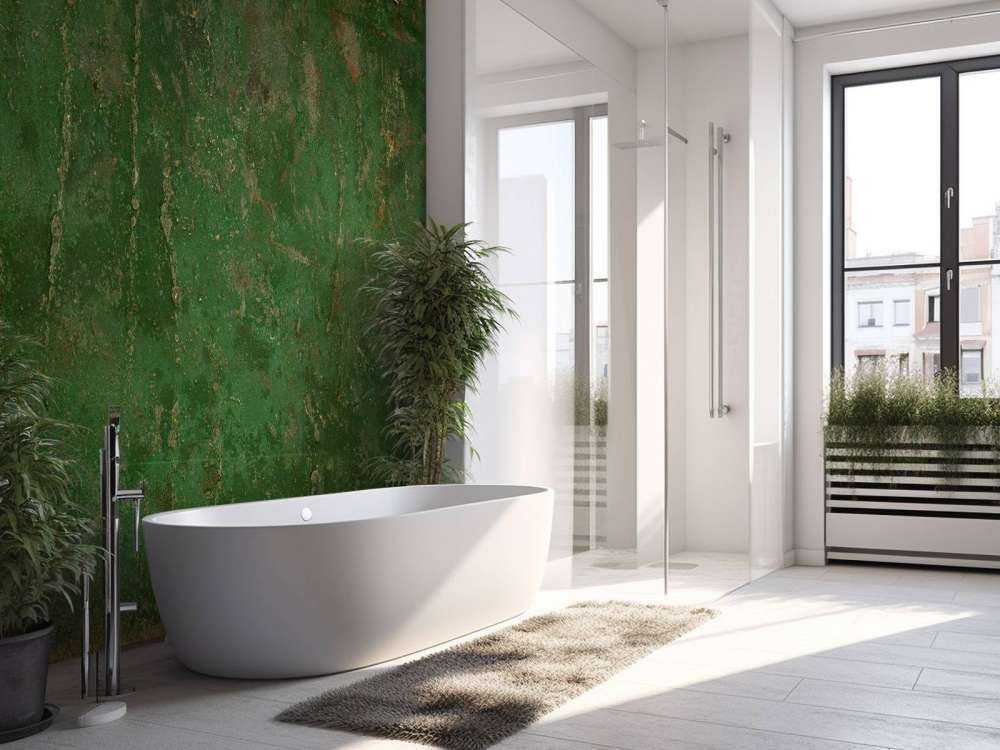 Grünes oxidiertes Metall