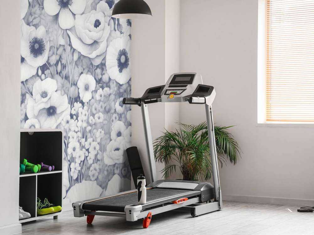 Mohnmärchen Monochrom Blau