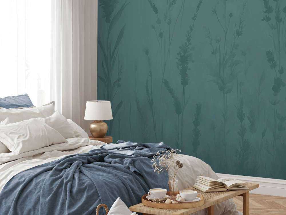 Lavendellicht Nahtlos Tiefes Teal