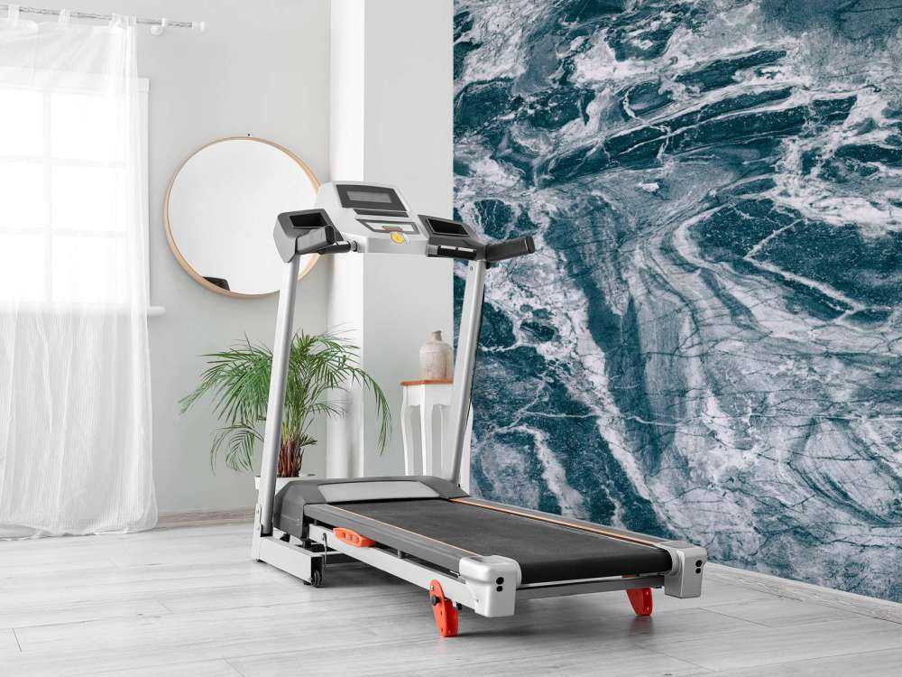 Blauer abstrakter Marmor