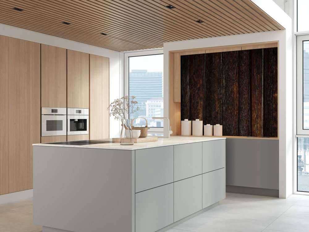Gebranntes dunkles Holz