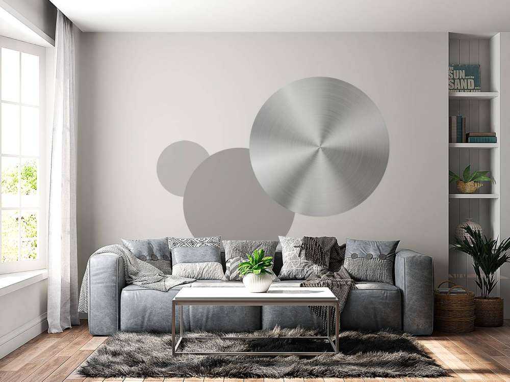 Radiale Metalltextur