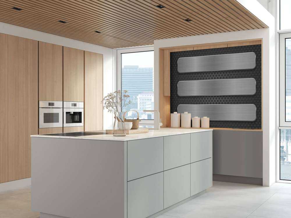 Metallhintergrund mit Platten