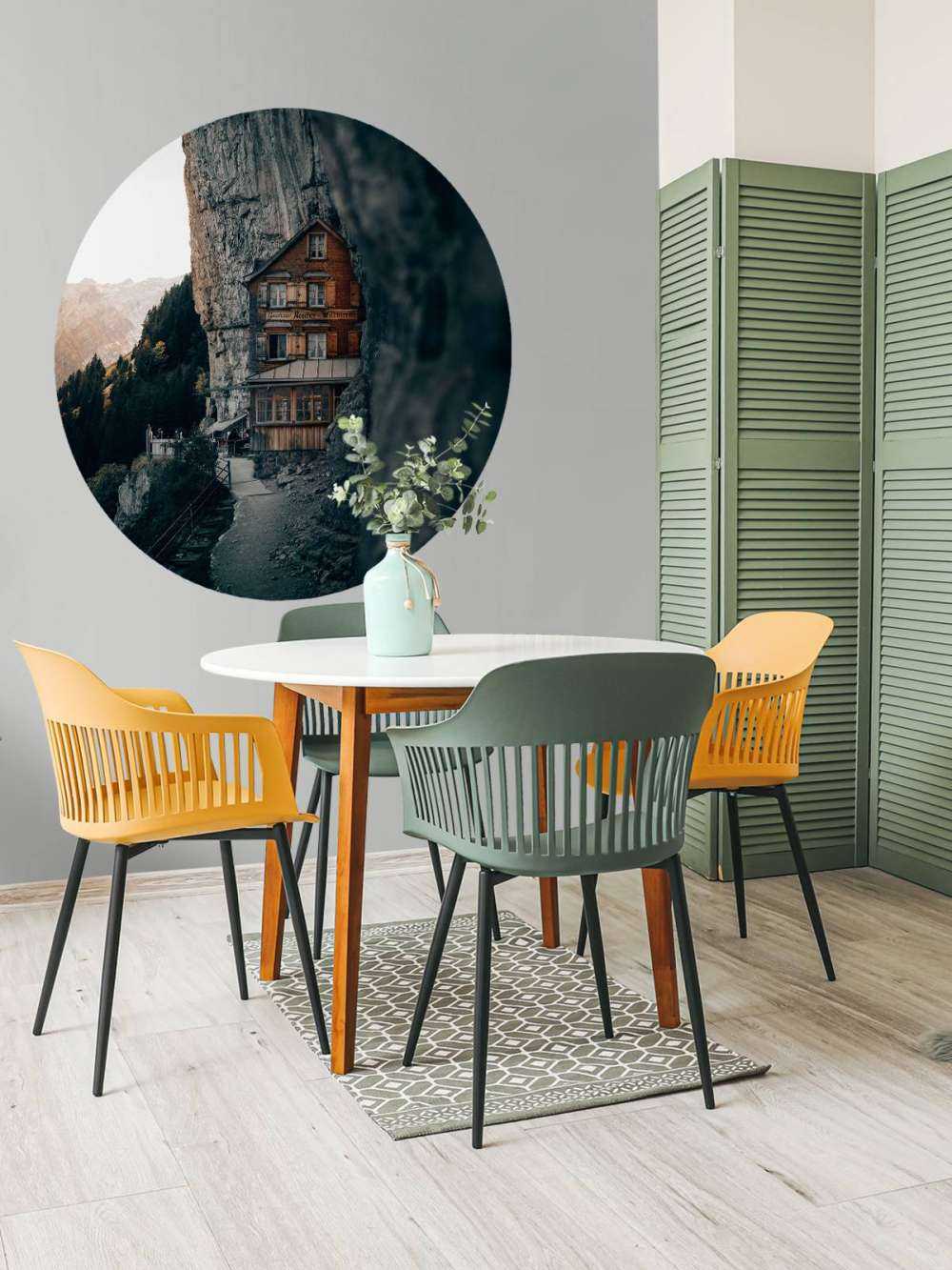 Berghütte in den Alpen