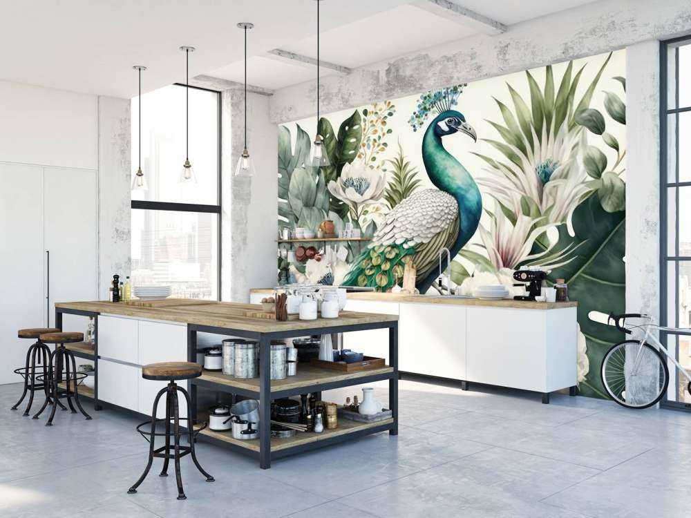 Pfauenflora in Harmonie