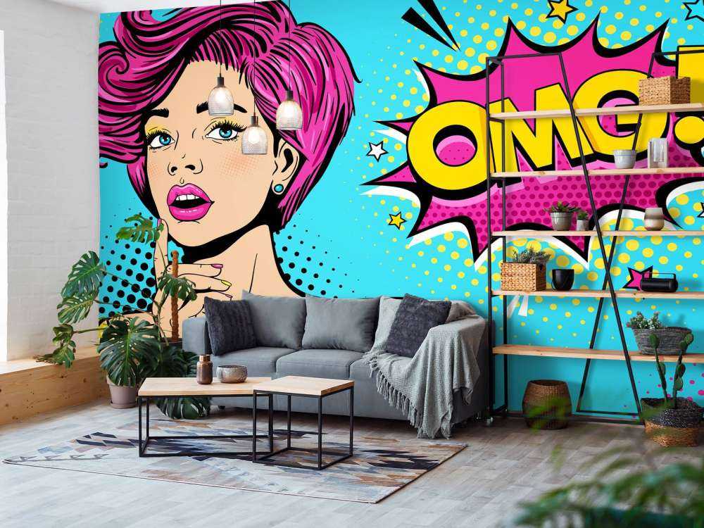 Pop-Art-Frau