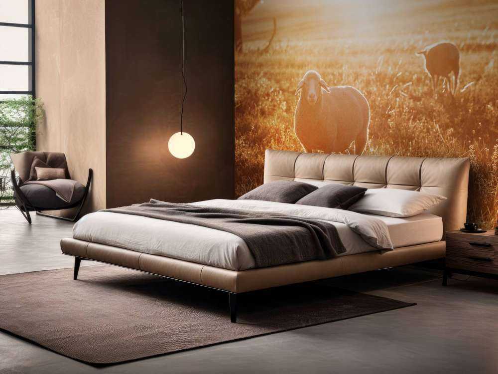 Schafe auf einer schönen Weide