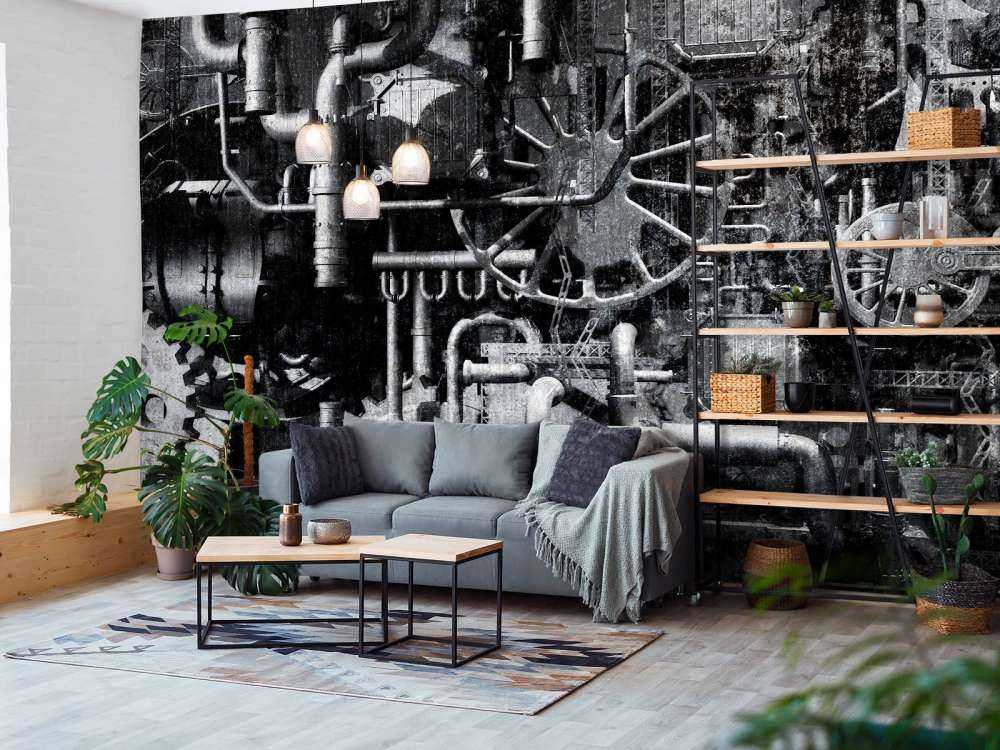 Alter Maschinenraum eines Zuges