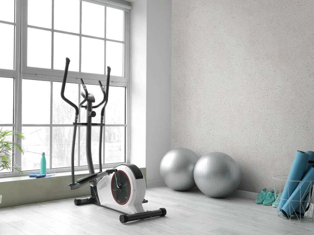 Betonstruktur mit feinen Steinen