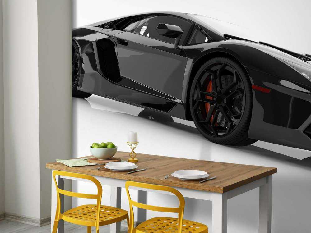 Schwarzes Superauto