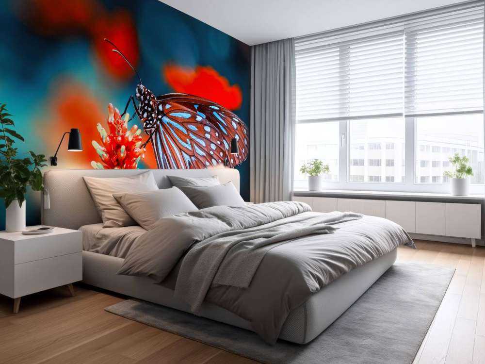 Roter Schmetterling
