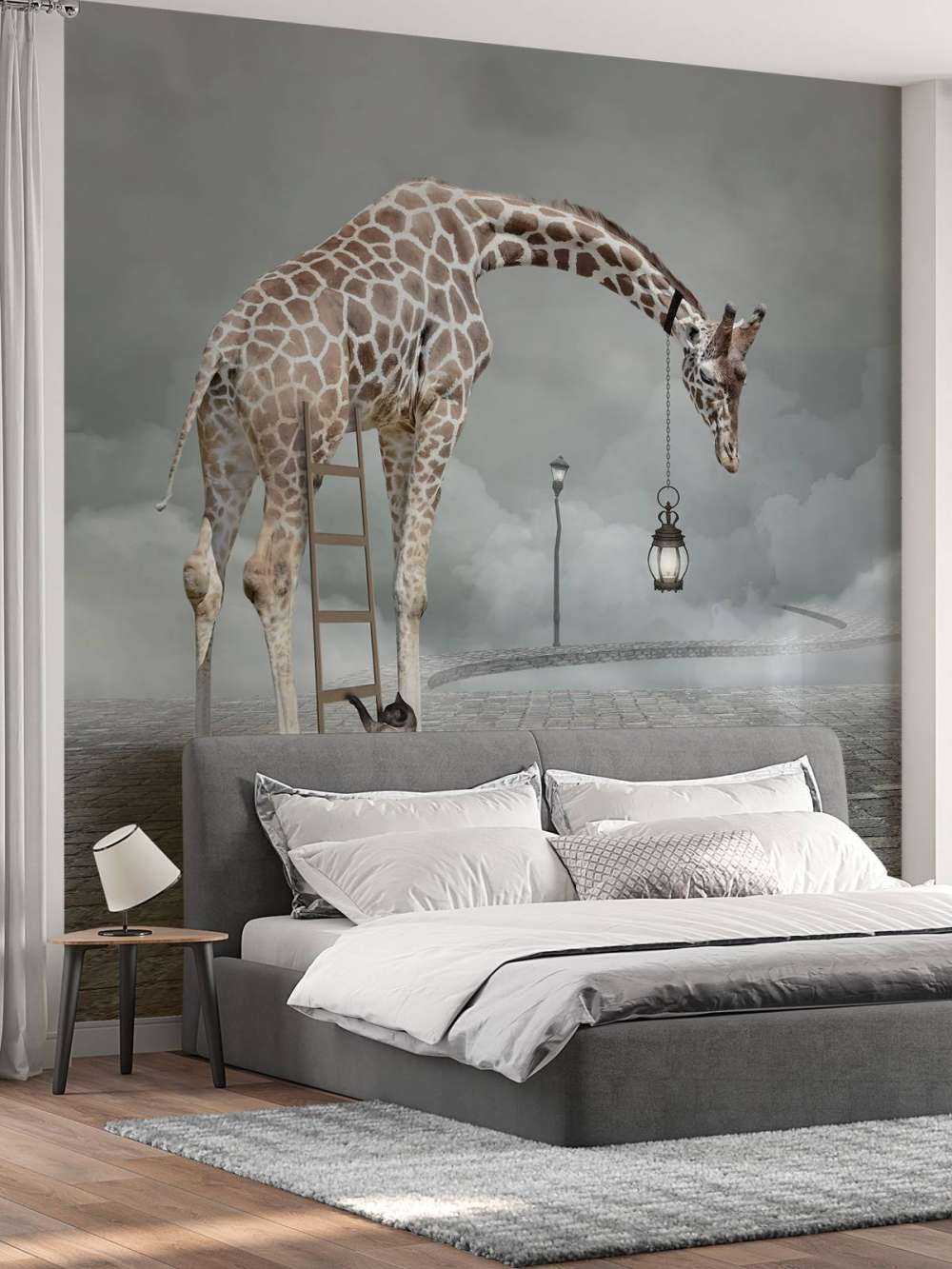 Phantasielandschaft mit Tieren