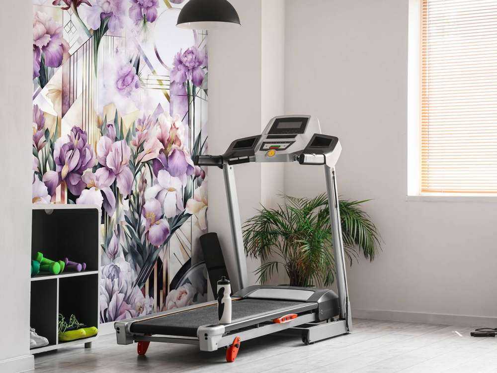 Riesige Aquarell-Iris lila